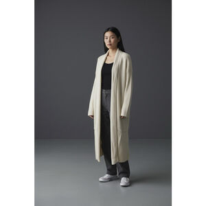 Size L Banana Republic Duster Cardigan Sweater Shawl Collar Cream Beige Oatmeal